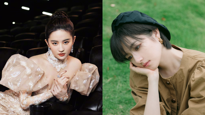 近来有位叫李兰迪(右)的女星，被誉为刘亦菲(左)的接班人。(图/刘亦菲 微博、李兰迪 微薄)