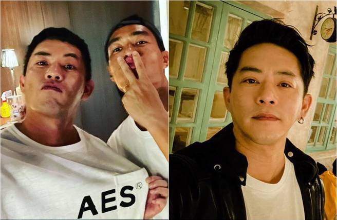 Junior特别穿上小鬼潮牌服（左图左）。（图／取材自Junior 韩宜邦脸书）