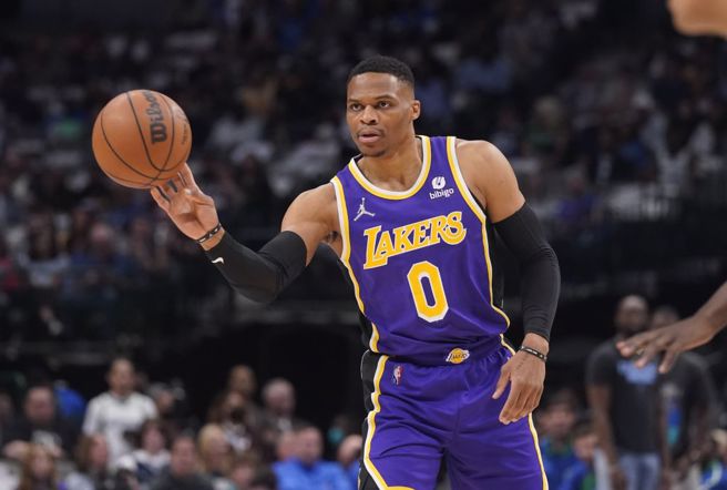 湖人球星韦斯布鲁克。（美联社资料照）