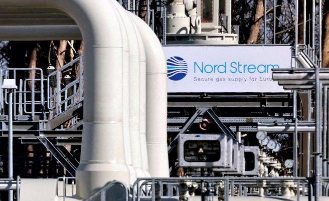 俄羅斯天然氣工業公司（Gazprom）暫停透過北溪1號（Nord Stream 1）管線供應德國天然氣。（圖／路透）