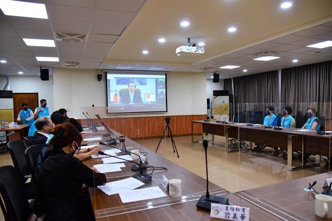 花蓮市再增一個國際友好城市！「花蓮市與日本北海道釧路市友好交流協定」，今透過網路舉辦線上簽署。（花蓮市公所提供）