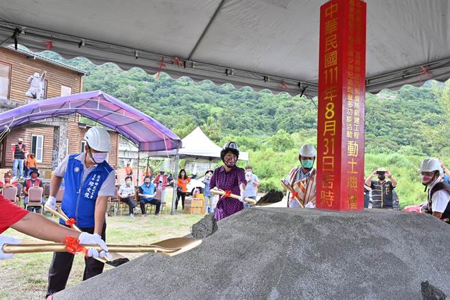 新建「红叶少棒纪念馆暨多功能活动中心」，今天举行动土仪式。（台东县政府提供）