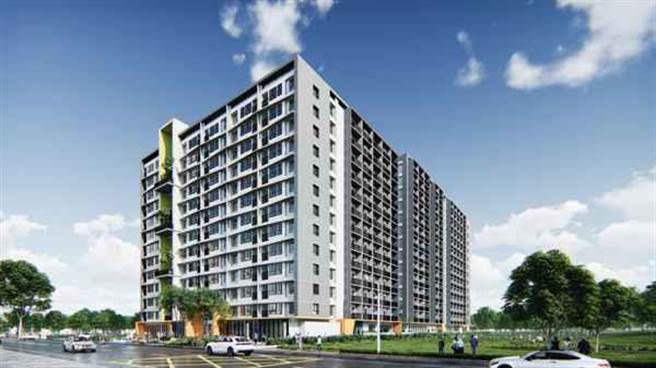 「福乐安居」今正式动土，基地面积9696.05平方公尺，建筑规模为3栋建物，地上14层、地下3层，将斥资28亿9200万打造。（嘉义县政府提供∕吕妍庭嘉义传真）