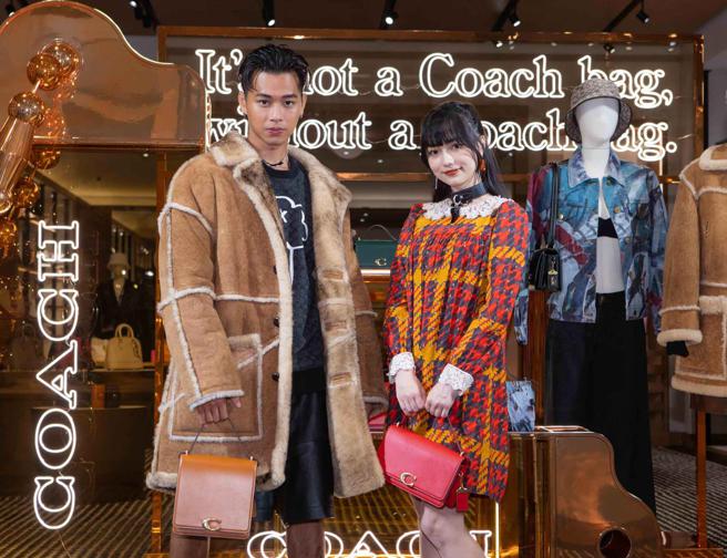 高尔宣、黑嘉嘉因COACH首次合作，黑嘉嘉讚高尔宣很贴心。（吴松翰摄） 