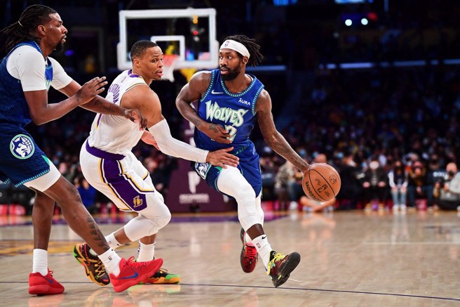 实在很难想像贝弗利(右)跟韦斯布鲁克同时上场的样子。(路透资料照)