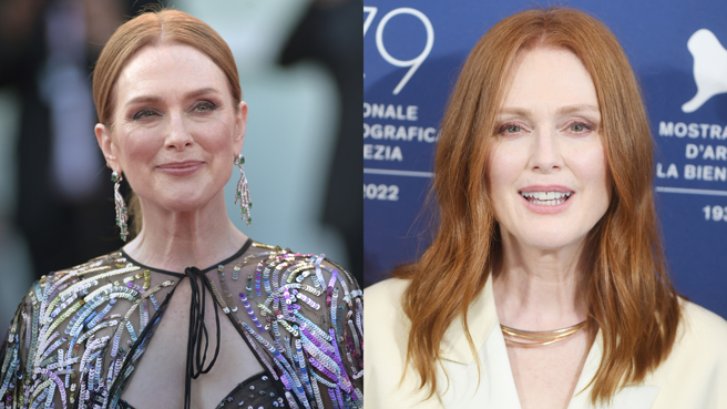 美国影后茱莉安摩尔（Julianne Moore）近日出席威尼斯影展，火辣穿搭吸引目光。（图／达志影像）