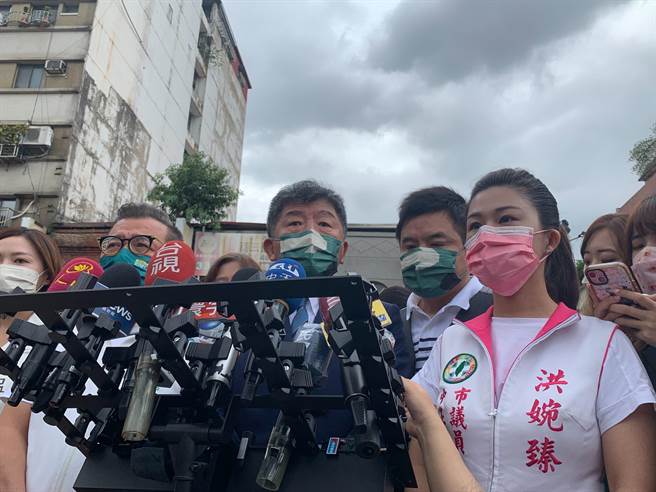 民进党台北市长参选人陈时中。（黄婉婷摄）