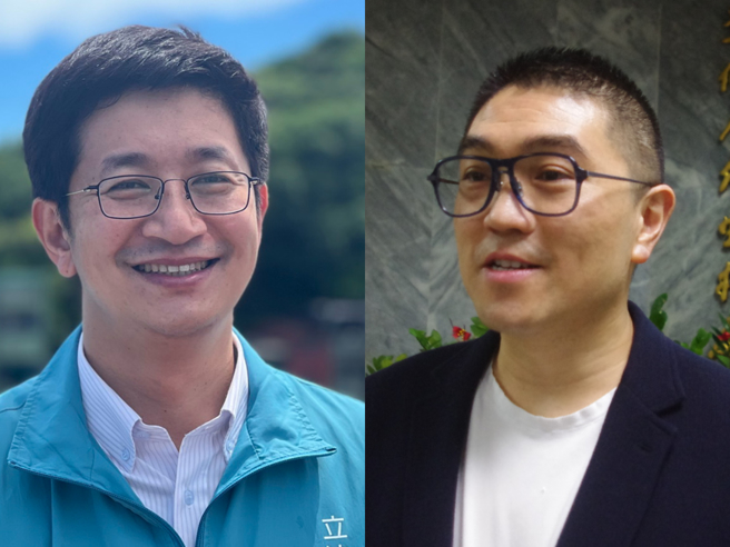 民進黨基隆市長參選人蔡適應（左）與國民黨參選人謝國樑（右）。（本報資料照合成）