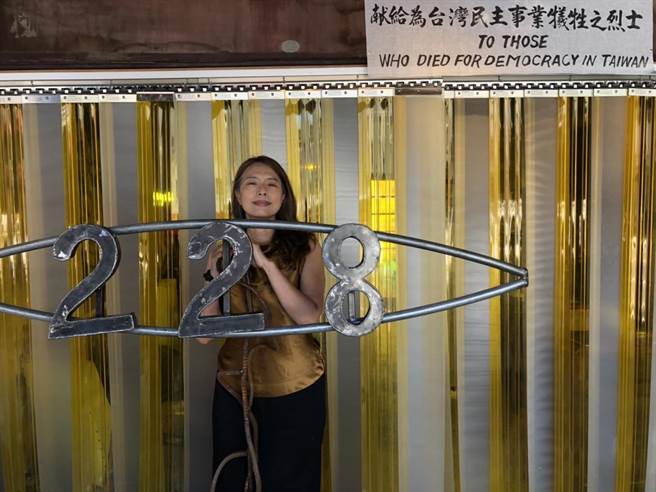 原本表態參選台南市長的商毓芳，今天中午宣布停止選舉。(商毓芳提供／曹婷婷台南傳真)