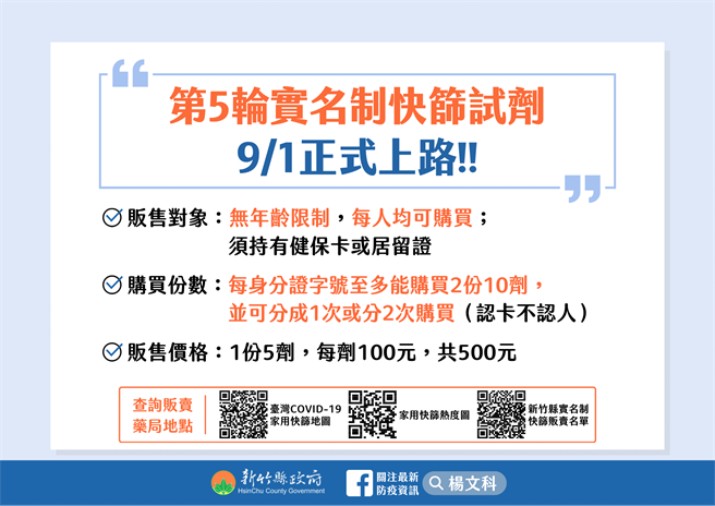 疫情图示(新竹县政府提供)