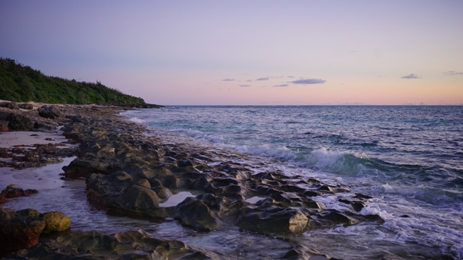 颱风轩岚诺目前中心位置位于日本宫古岛南方海面上，正朝西南方行进。（示意图／shutterstock）