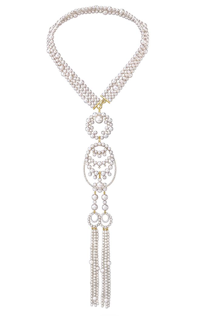 TASAKI Atelier系列高级珠宝Waterfall项炼， 259万元。（TASAKI提供）