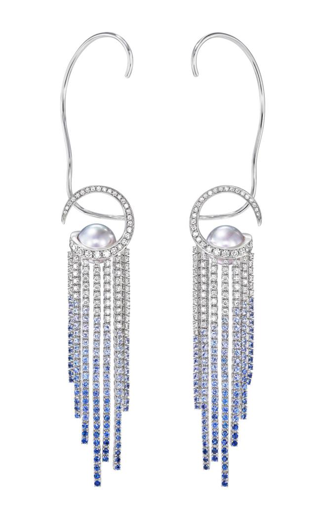 TASAKI Atelier系列高级珠宝Aurora耳环，412万元。（TASAKI提供）