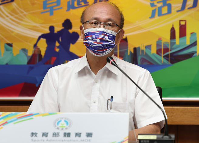 教育部常务次长林腾蛟代理体育署长一年。（陈筱琳摄）