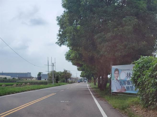 雲林縣府即將展開拓寬縣道154乙線。（周麗蘭攝）