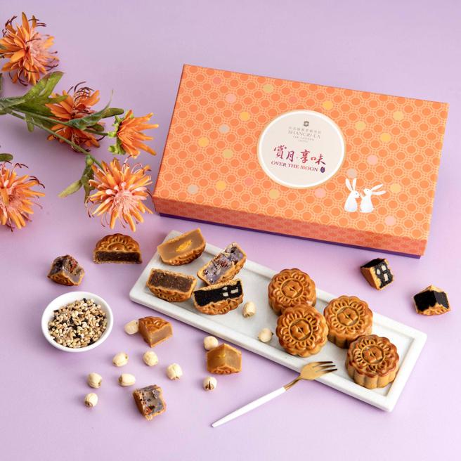 远百台北远东香格里拉饭店「远东・月圆」，售价980元／8粒。（远百提供）