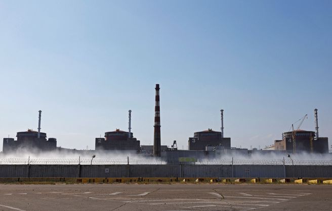 乌南札波罗热核电厂（Zaporizhzhia）。(图/路透社) 
