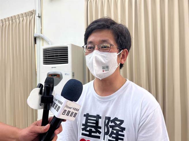 民进党基隆市长参选人蔡适应被爆博士论文涉嫌抄袭。（资料照/陈彩玲摄）