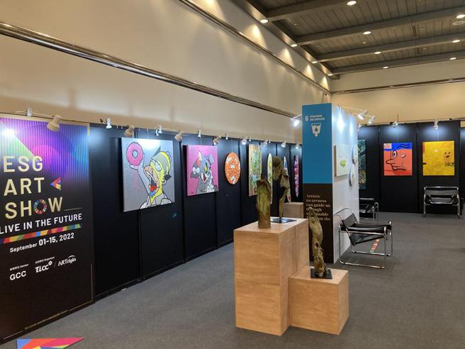 （贸协携手GCC，打造ESG永续艺术展。图／贸协提供）