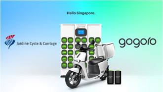 Gogoro 與 Jardine Cycle ＆ Carriage 宣佈 雙方在新加坡建立二輪電動機車和電池交換合作夥伴關係