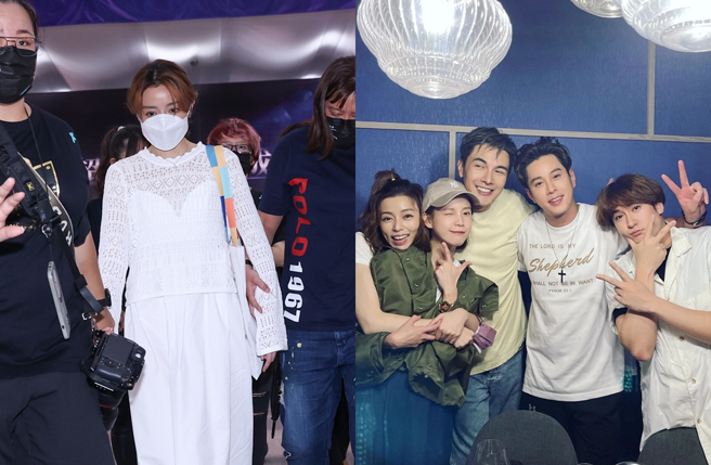 王瞳上月送走艾成后，私下聚会照曝光。（图／中时资料照片；翻摄自_________mv_________ IG）