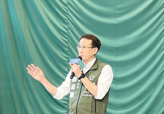 国民党桃园市长参选人张善政因农委会研究挨批抄袭，委托律师对桃园市长郑文灿、民进党桃园市长参选人郑运鹏提告，对此郑运鹏回应：「我们尊重但也不害怕」。（陈梦茹摄）