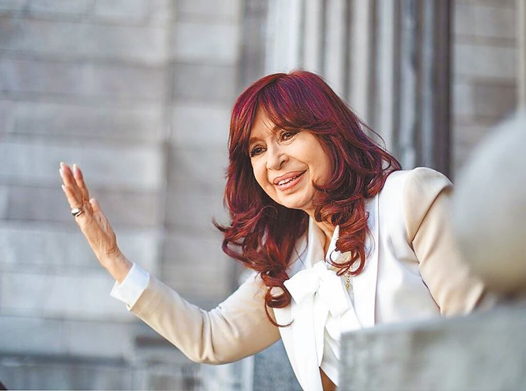 阿根廷前總統、現任副總統克莉絲蒂娜．費南德茲（Cristina Fernandez de Kirchner）。（摘自克莉絲蒂娜．費南德茲臉書）