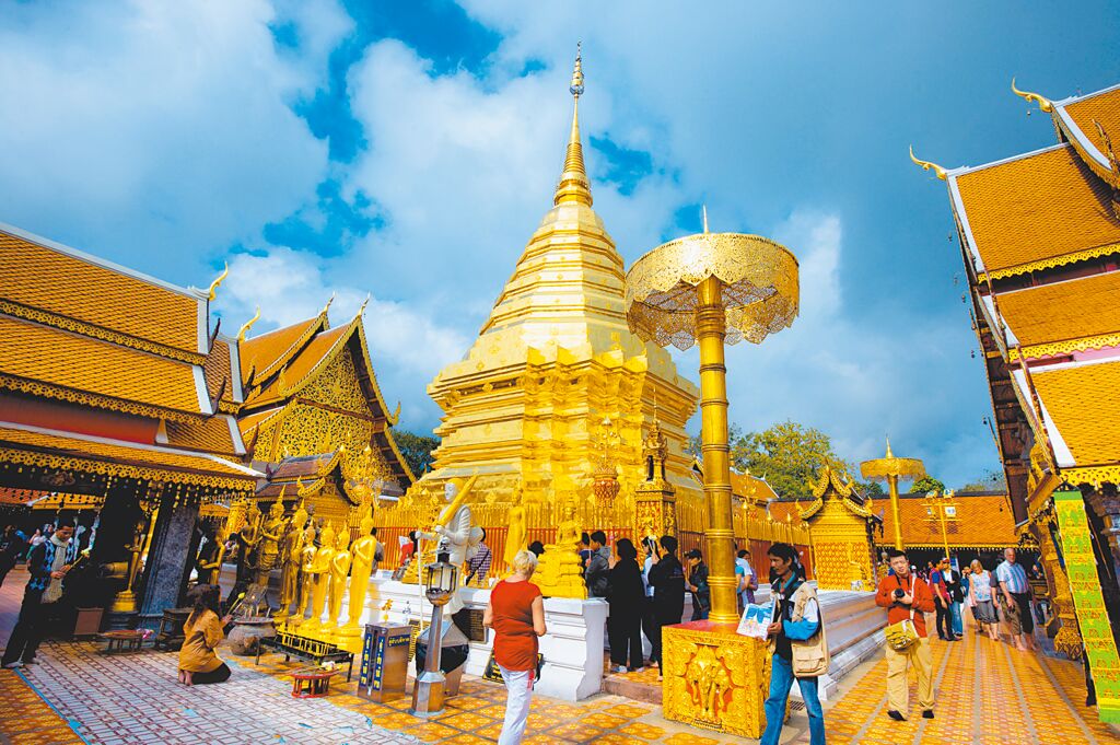 有別於曼谷的熱鬧，清邁的清幽、休閒步調也受旅人喜愛。（泰國觀光局提供）