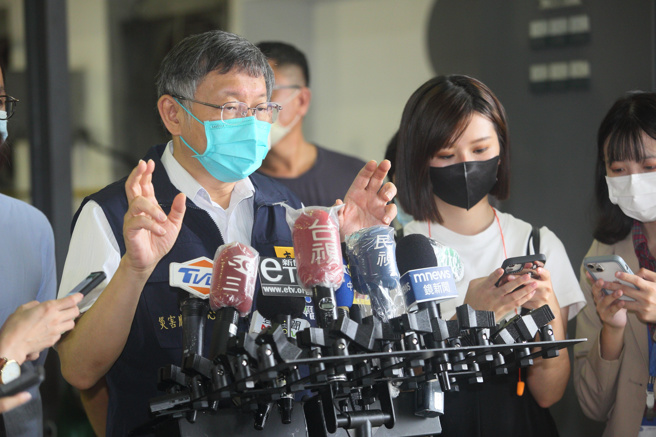 台北市長柯文哲。（張鎧乙攝）