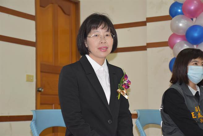 南庄乡现任乡长罗春莲以同额参选争取连任。（谢明俊摄）