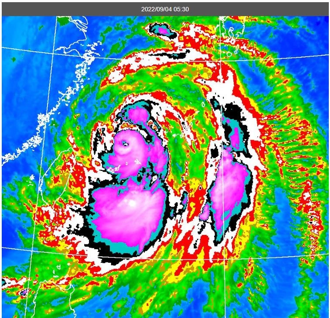 颱風眼再現！軒嵐諾將轉強颱變更大 陸警解除時機曝
