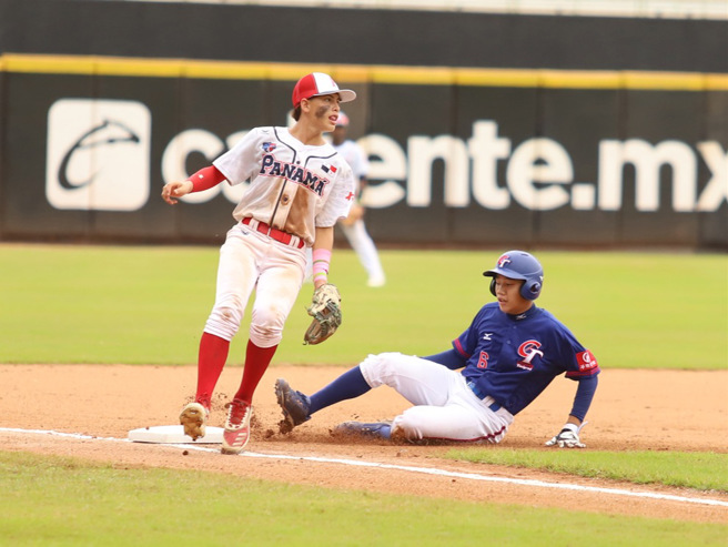 U15世界杯中华队在超级循环赛最终战延长赛险胜巴拿马。（撷取自WBSC官网）