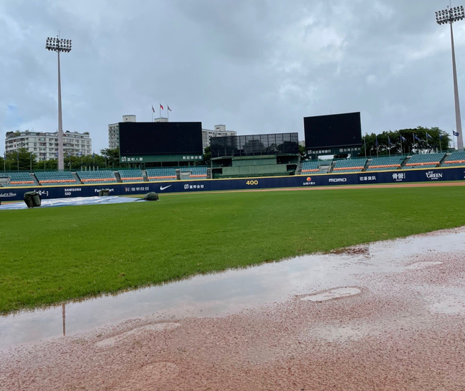 受颱风影响，中职富邦赛事延后。（资料照，富邦悍将提供）