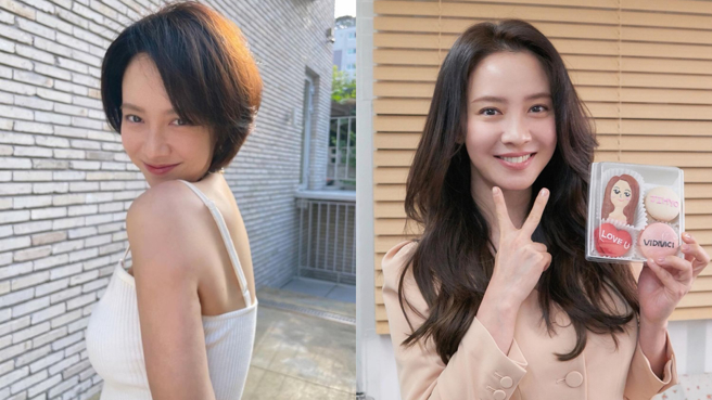 宋智孝去年剪去一头长髮，彷佛回春到了少女时期。(图/宋智孝 IG)