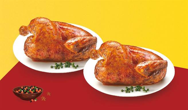 21世纪推「青花椒麻烤半鸡」第二件5折，375元就能吃到整只鸡。（21世纪提供）