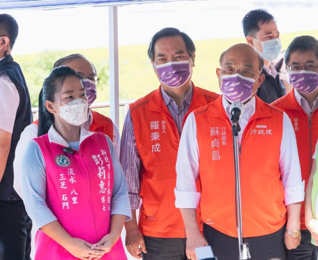 苏贞昌院长核定淡北道路、关渡新桥及64号高架道路隧道经费记者会／彭莉惠提供