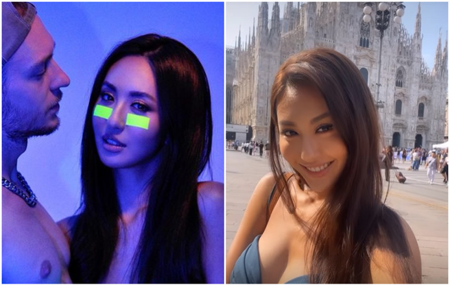 女星蔷蔷身材火辣、作风以亚洲来说算前卫。（图／IG@蔷蔷）