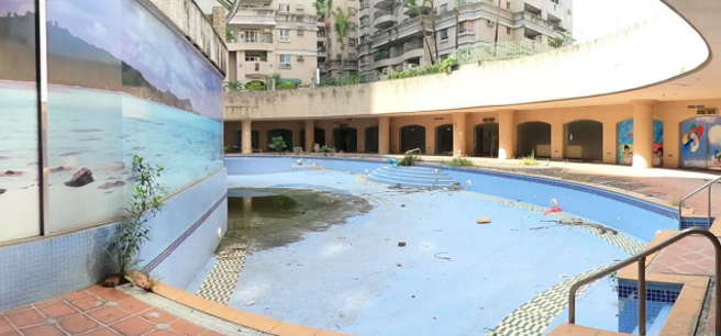 屏東執行分署拍賣冬山河 2600 坪泳池與健身房，公告應買中，價格 1 億 3324.8 萬元。（圖／屏東執行分署提供）