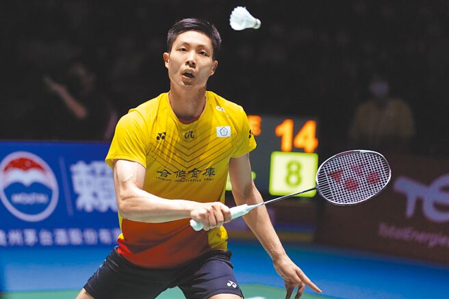 台湾「羽球一哥」周天成击退大陆好手石宇奇，首度闯入日本公开赛男单决赛。（美联社资料照）