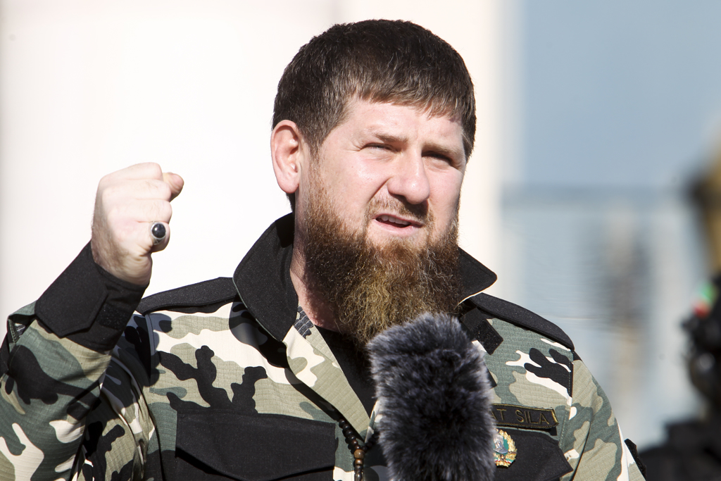 车臣共和国（Chechen）总统卡德罗夫（Ramzan Kadyrov）。图/美联社(photo:ChinaTimes)