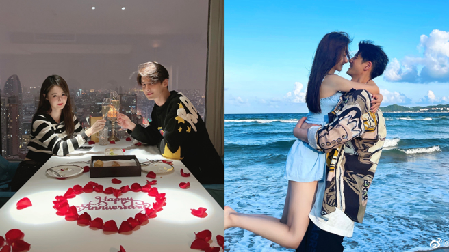 郭品超和小19岁女星马泽涵郎才女貌。(图/微博)