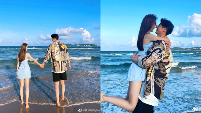 郭品超和马泽涵交往1周年，感情非常稳定。(图/郭品超 微博)