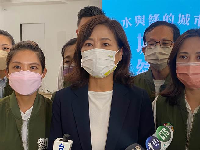 沈慧虹表示，如果林耕仁的碩士論文抄襲屬實，會建議林好好說清楚，這是參選人的權力也是義務。（陳育賢攝）