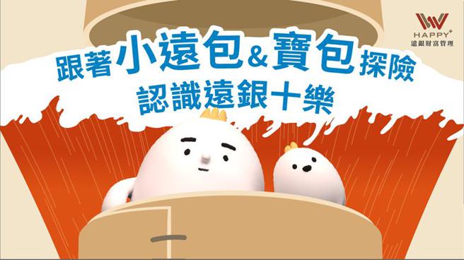 （遠東商銀自媒體《小遠贏了》YouTube頻道推出全新形象動畫短片，主角「小遠包」與寵物「寶包」初登場，走可愛俏皮風。圖／遠東商銀提供）