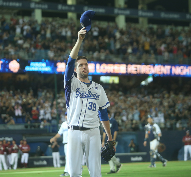 富邦悍將羅力。（陳怡誠攝）