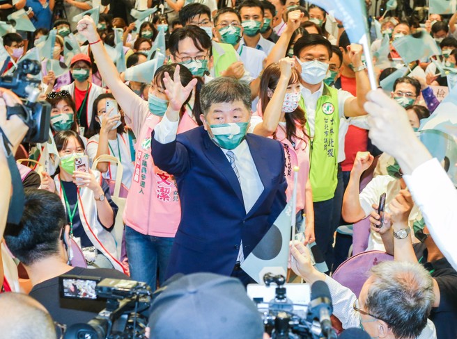 民进党台北市长候选人陈时中。（资料照,粘耿豪摄）