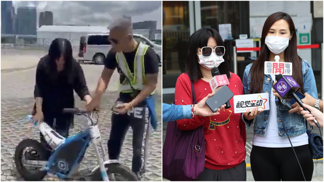 薛影仪无照驾驶涉4罪被捕。(图/微博)