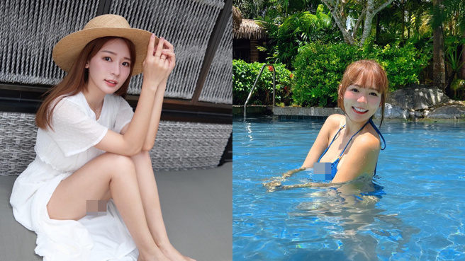 林莎拥有天使脸孔，被封为国民初恋、台版三上悠亚。(图/林莎 IG)