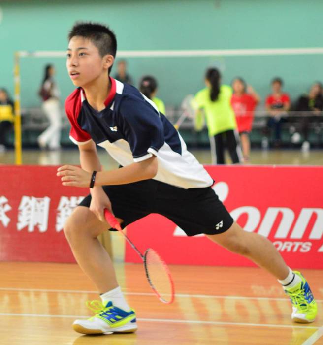 日本羽球选手奈良冈功大青少年时期也来台参加过羽球赛。（中华民国全民羽球发展协会提供）