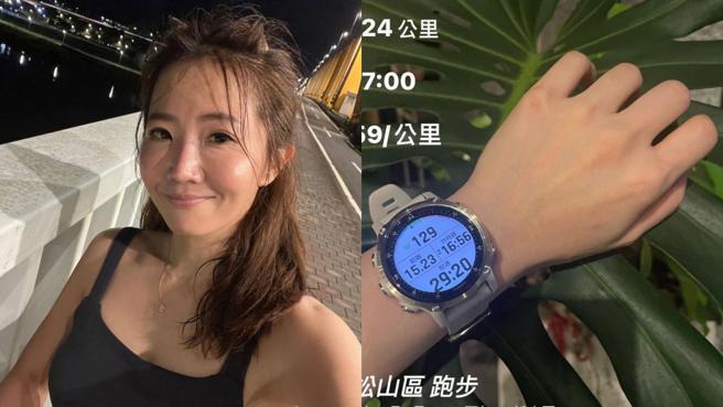 谢忻运动过后的身心，看似更放松了。(图/谢忻 IG)